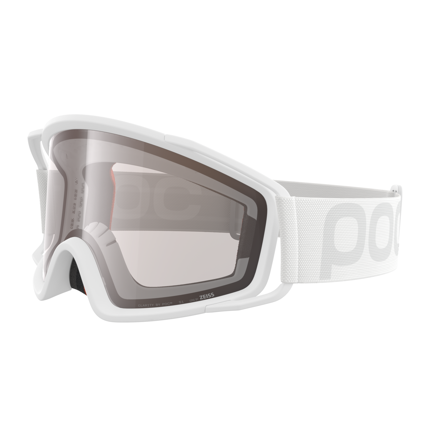Gogle POC ZYGON White Clarity Trail Cloudy Brown