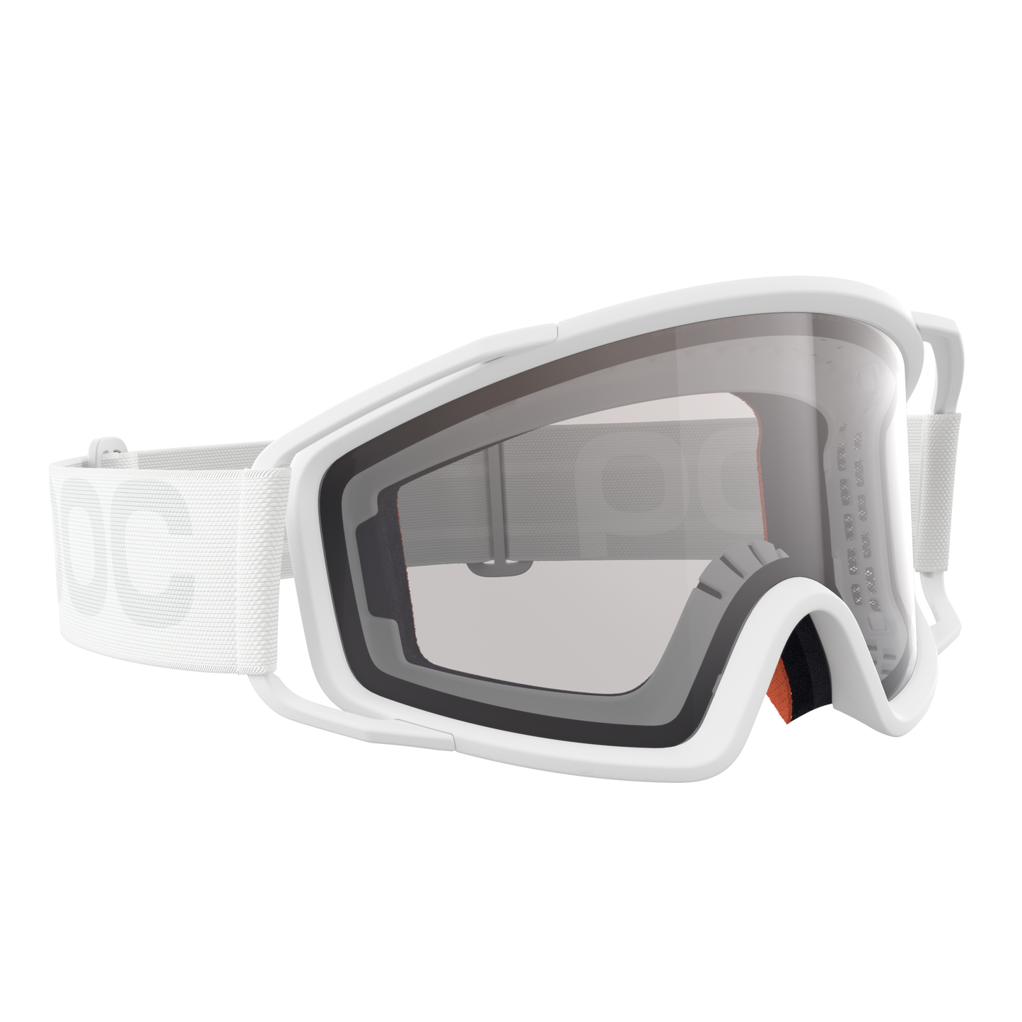 Gogle POC ZYGON White Clarity Trail Cloudy Brown