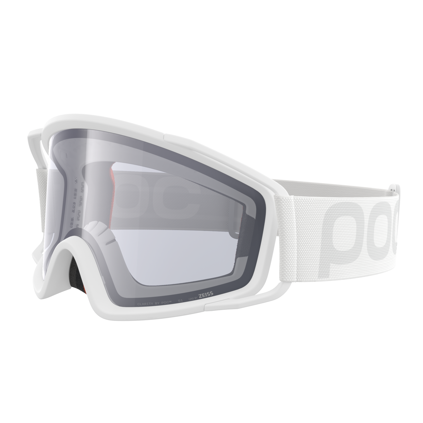 Gogle POC ZYGON White Clarity Screen Universal Cloudy Grey