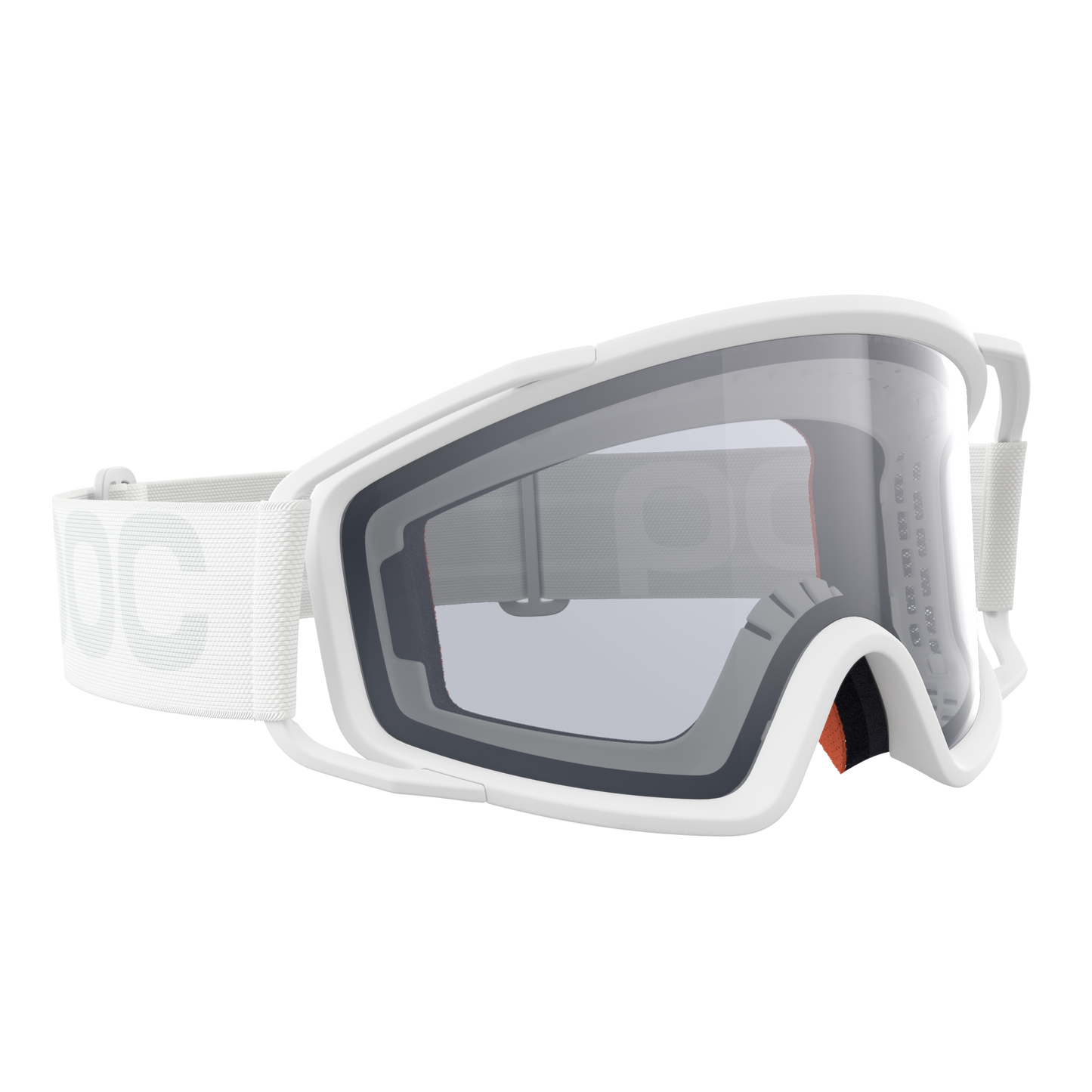 Gogle POC ZYGON White Clarity Screen Universal Cloudy Grey