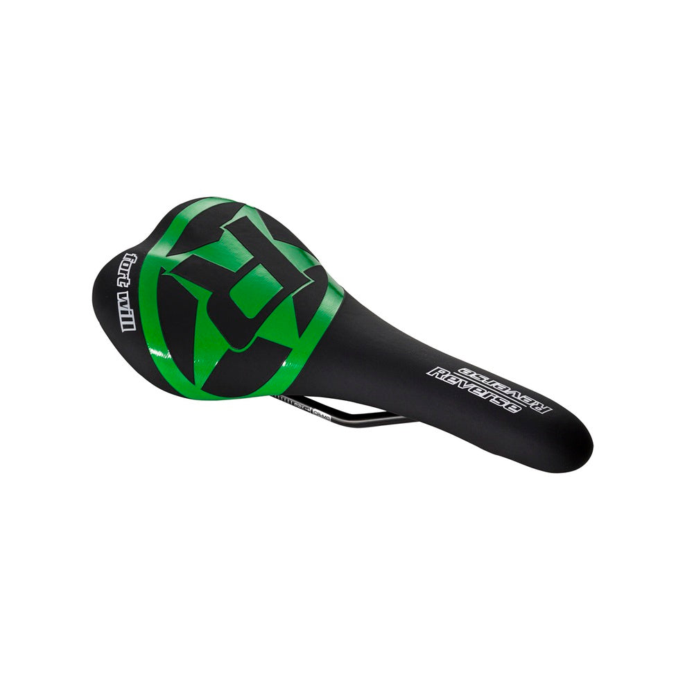 REVERSE COMPONENTS FORT WILL STYLE Rails CrMo Saddle Black/Green