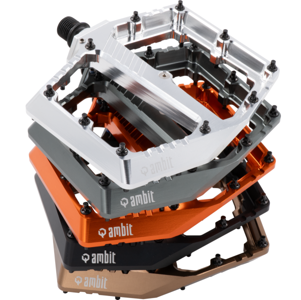 AMBIT Breach Large Brown flat pedals