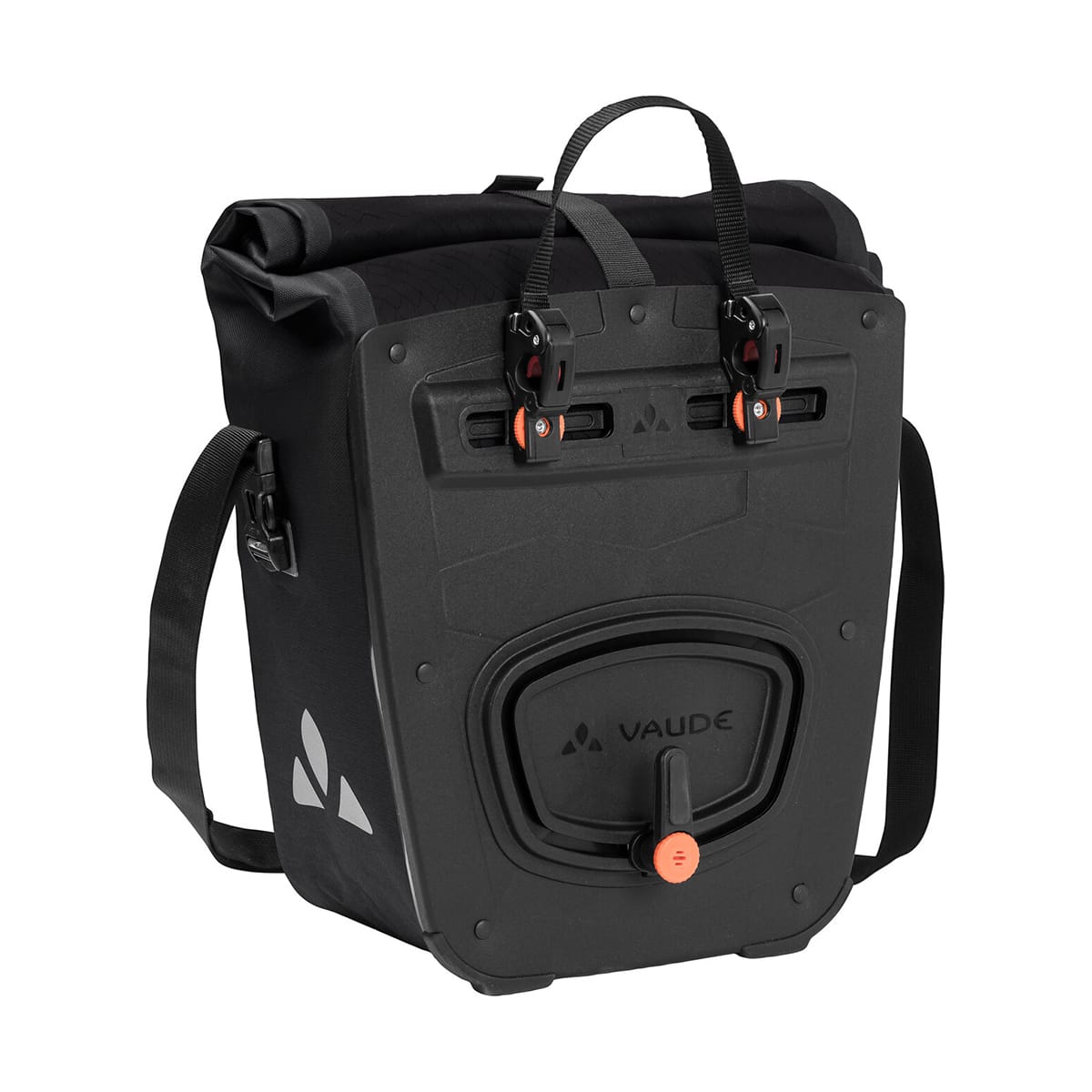 Para czarnych toreb bagażowych VAUDE AQUA FRONT 28 L
