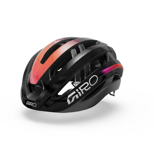 Kask szosowy GIRO ARIES MIPS SPHERICAL SUNSET Czarny/Pomarańczowy