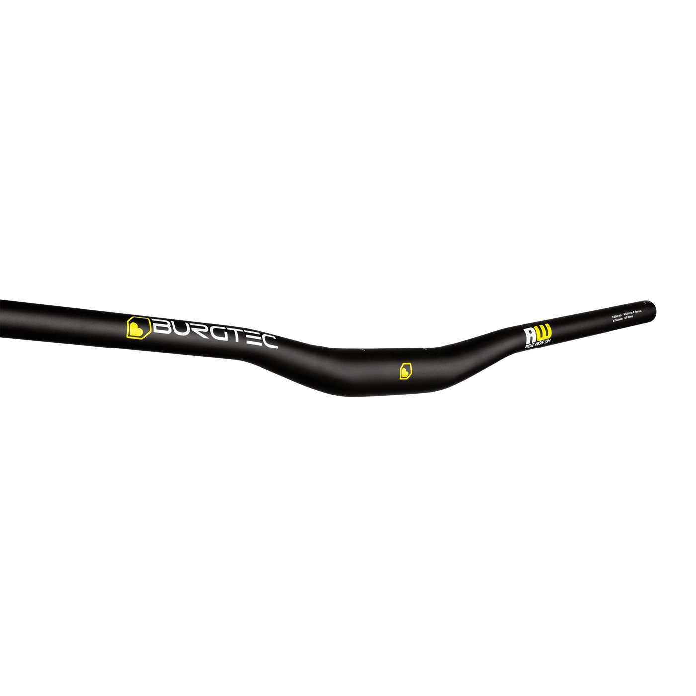 BURGTEC RIDE WIDE DH Rise Hanger 22,5 mm 800 mm czarny