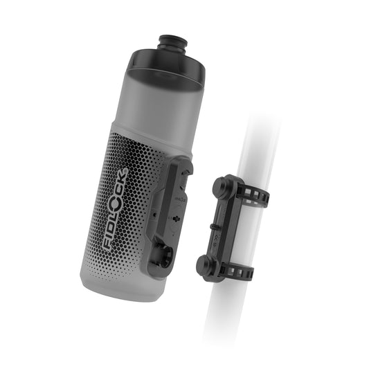 Zestaw butelek i koszyków na butelki FIDLOCK TWIST UNI BASE 600 ml Smoked