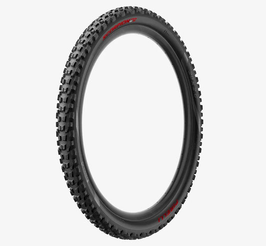 PIRELLI SCORPION E-MTB M 27.5x2.6 Tubeless Ready Miękka opona czarna/czerwona 4356000