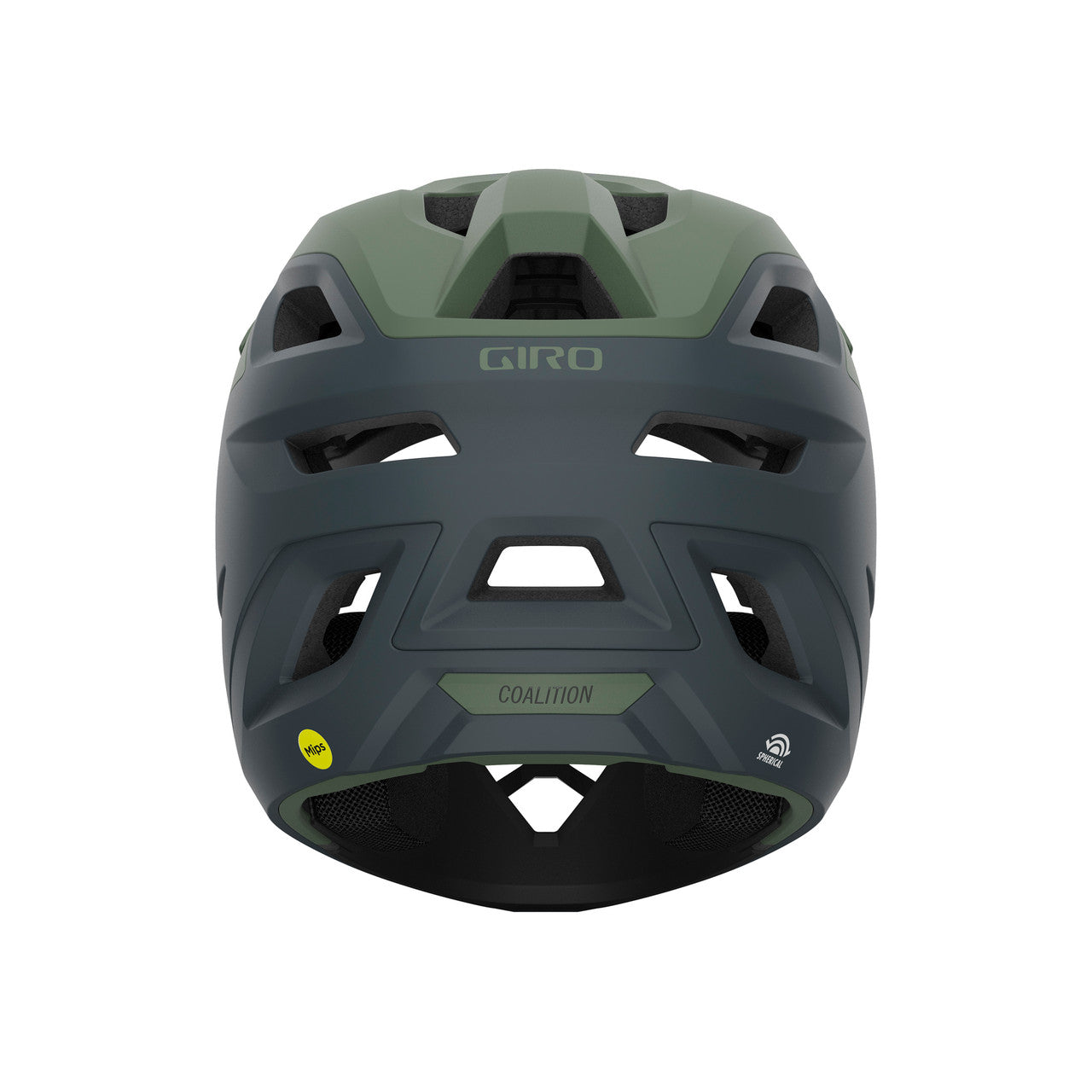 Mountain bike helmet GIRO COALITION MIPS SPHERICAL Grey/Green