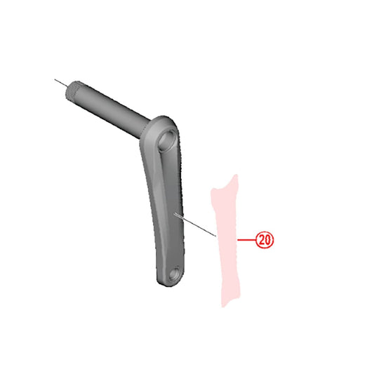 Zestaw 2 Samoprzylepnych Ochraniaczy Korb Suportu SHIMANO XT FC-M8100 165/170 mm #Y0J698070
