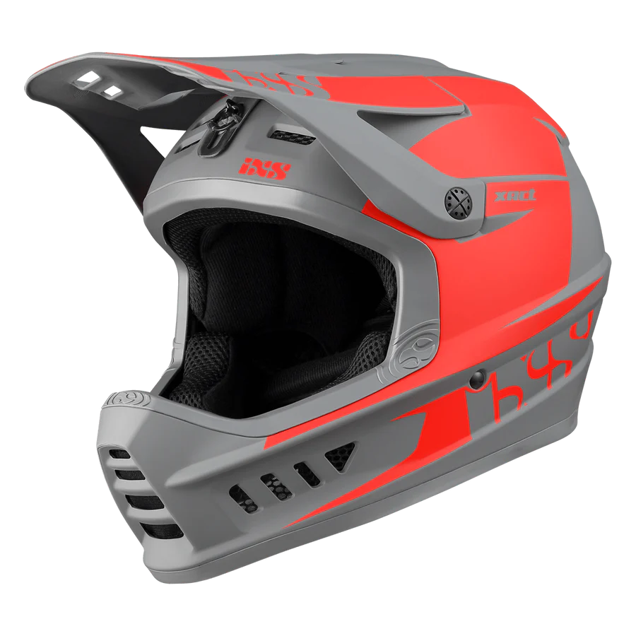 Kask IXS XACT EVO MTB czerwony/szary