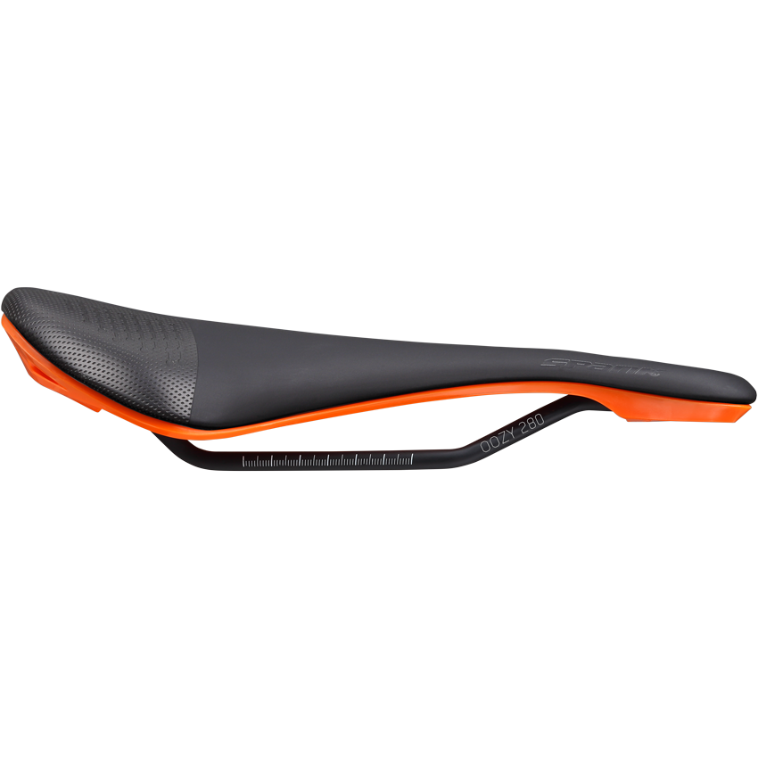 Siodełko SPANK OOZY 280 144mm CrMo Rails Orange