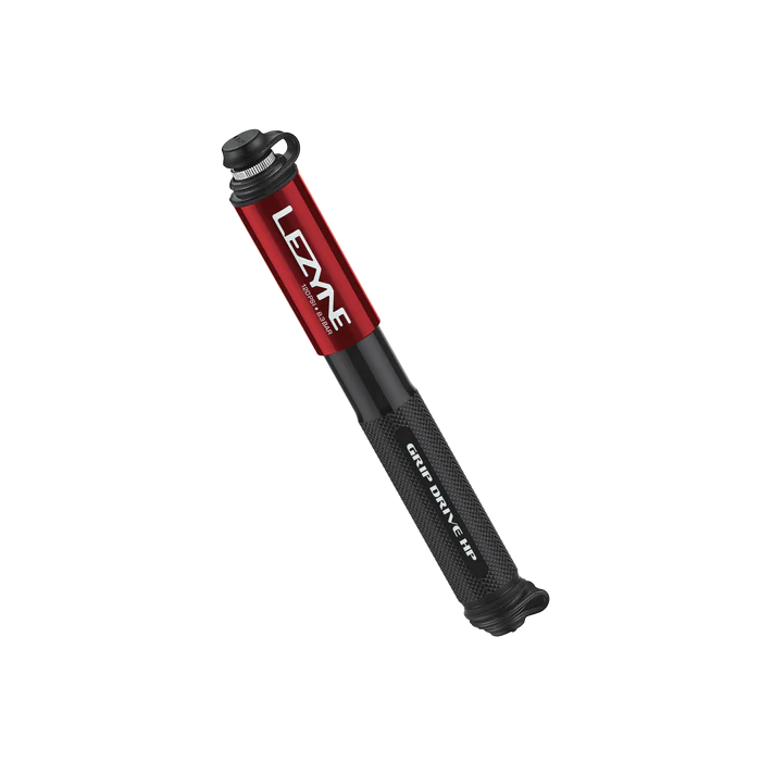Pompka ręczna LEZYNE GRIP DRIVE HP MINI czerwona