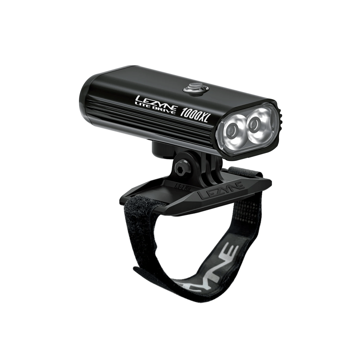 LEZYNE HELMET LITE DRIVE 1000XL światło przednie czarny