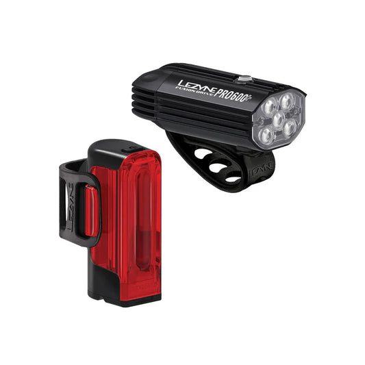 LEZYNE FUSION DRIVE PRO 600+ / STRIP DRIVE 300+ przednie i tylne światła