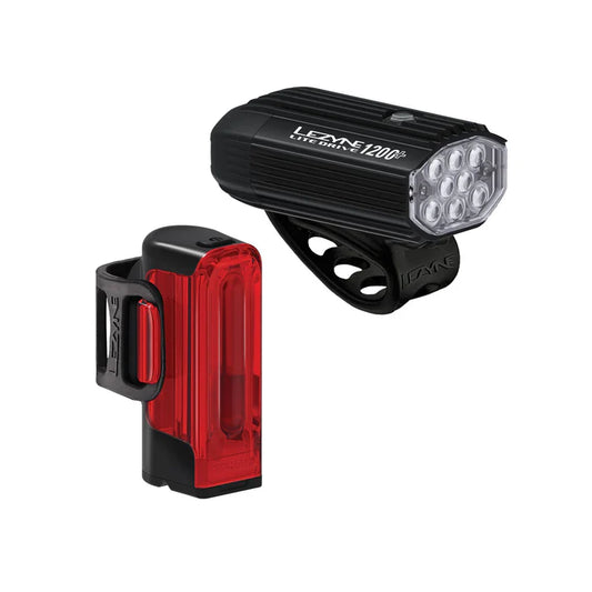 LEZYNE LITE DRIVE 1200+ / STRIP DRIVE PRO 400+ przednie i tylne światła