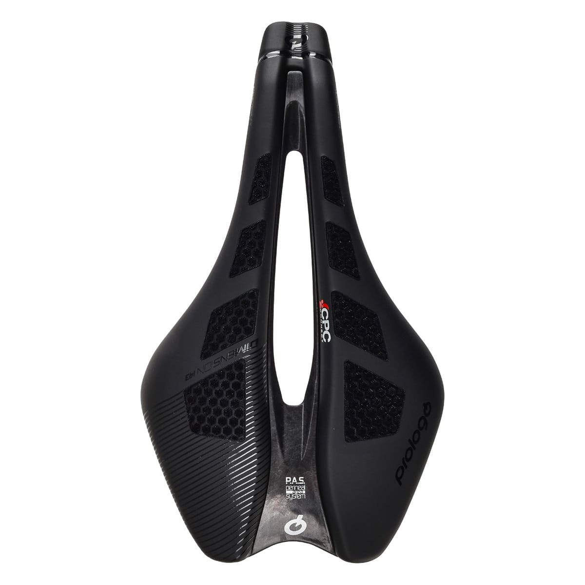 Siodełko PROLOGO DIMENSION CPC Carbon szerokość szyny 143 mm czarne