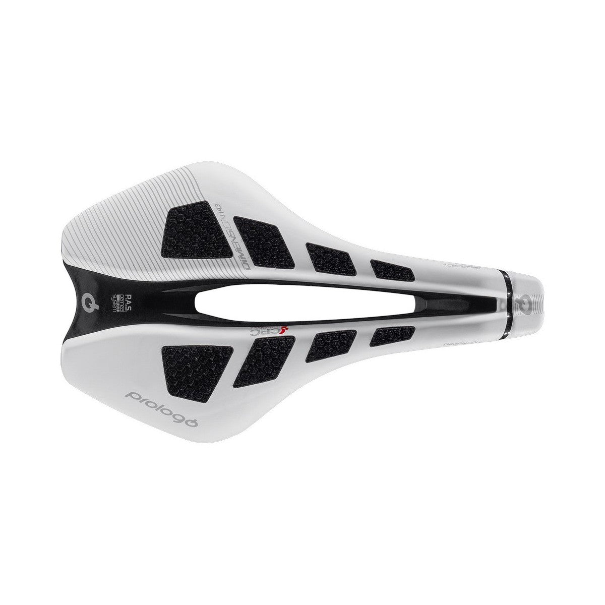 Siodełko PROLOGO DIMENSION CPC Tirox szerokość szyny 143mm białe