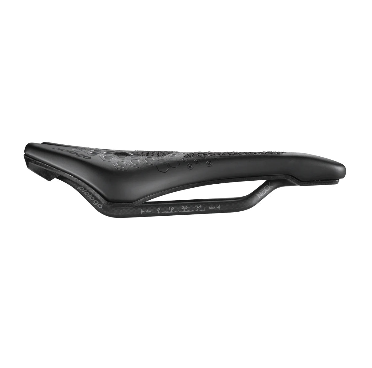 Siodełko PROLOGO DIMENSION TRI CPC Szerokość 143 mm Szyny Nack Carbon Black