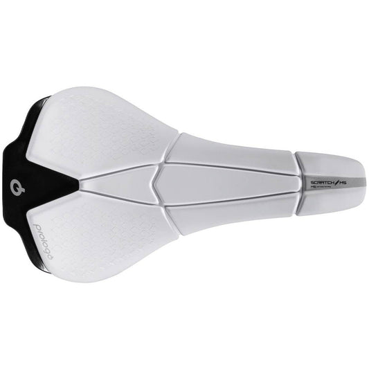 Siodełko karbonowe PROLOGO SCRATCH M5 o szerokości 140 mm, białe