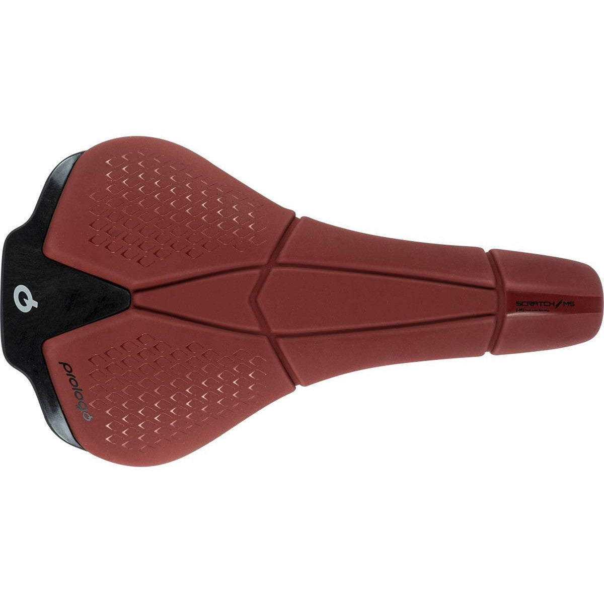 Siodełko PROLOGO SCRATCH M5 z szynami Tirox o szerokości 140 mm, czerwone