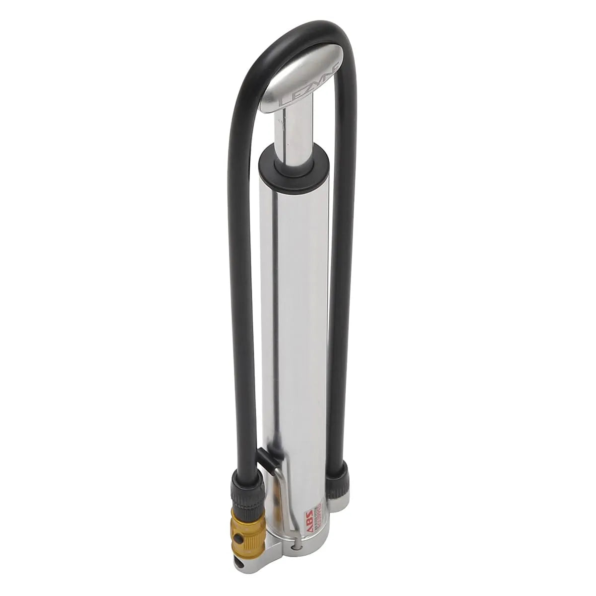 LEZYNE MICRO FLOOR DRIVE HV Kompaktowa pompka nożna srebrna