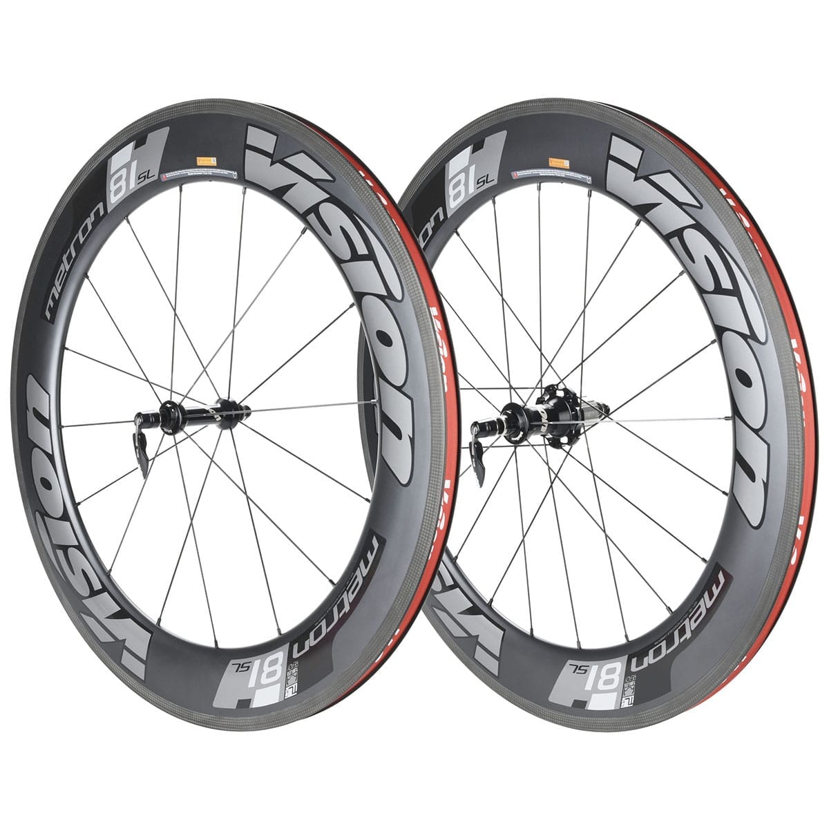 Pair of VISION METRON 81 SL Wheels with Tires