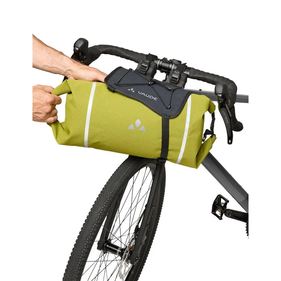 Torba na kierownicę VAUDE TRAILFRONT CAGE 10 L zielona