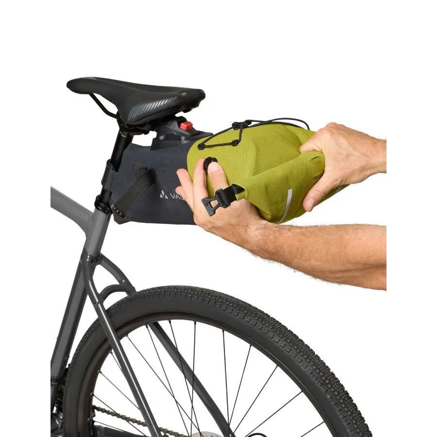 VAUDE TRAILSADDLE M 6 L Torba pod siodło czarna/zielona