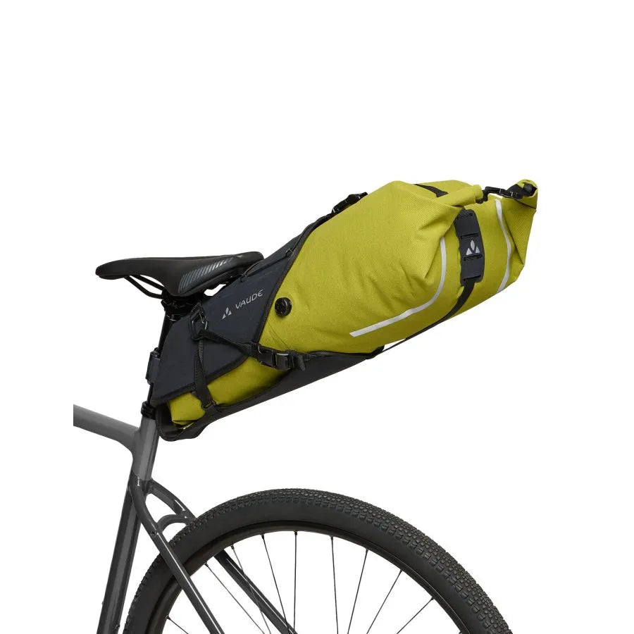 VAUDE TRAILSADDLE CAGE 15 L Torba pod siodło czarna/zielona