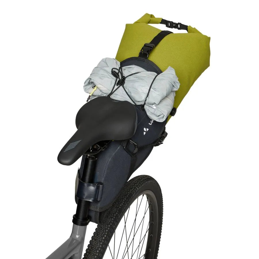 VAUDE TRAILSADDLE CAGE 15 L Torba pod siodło czarna/zielona