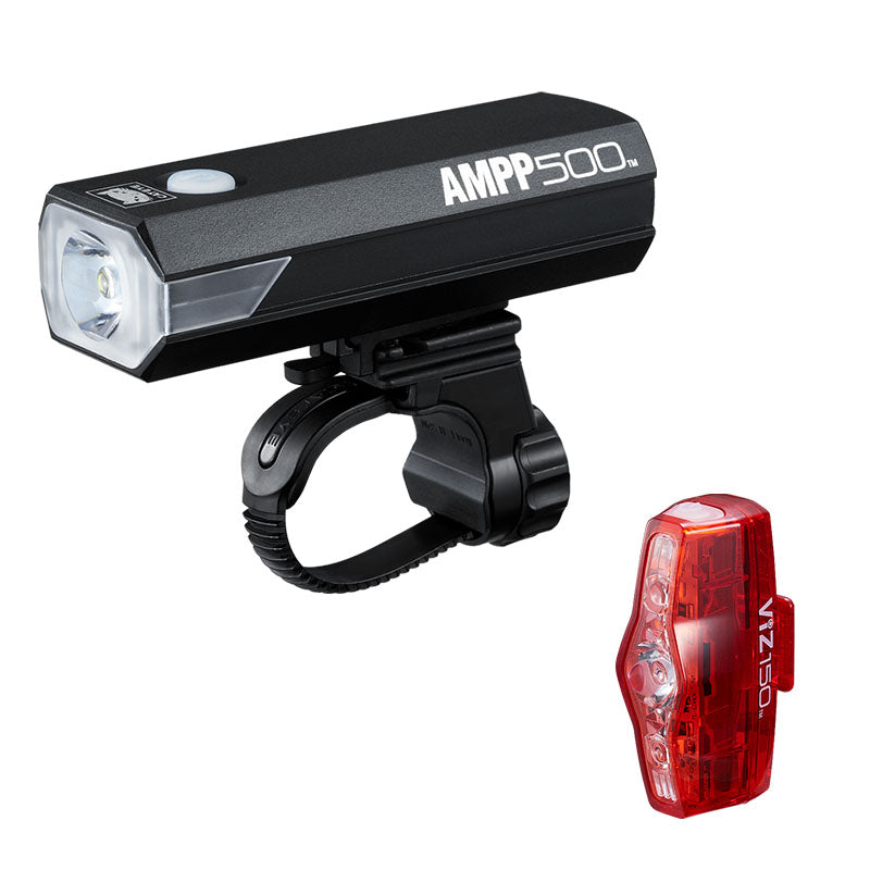Oświetlenie przednie i tylne CATEYE AMPP500 & VIZ150