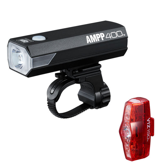 Oświetlenie przednie i tylne CATEYE AMPP400 & VIZ150