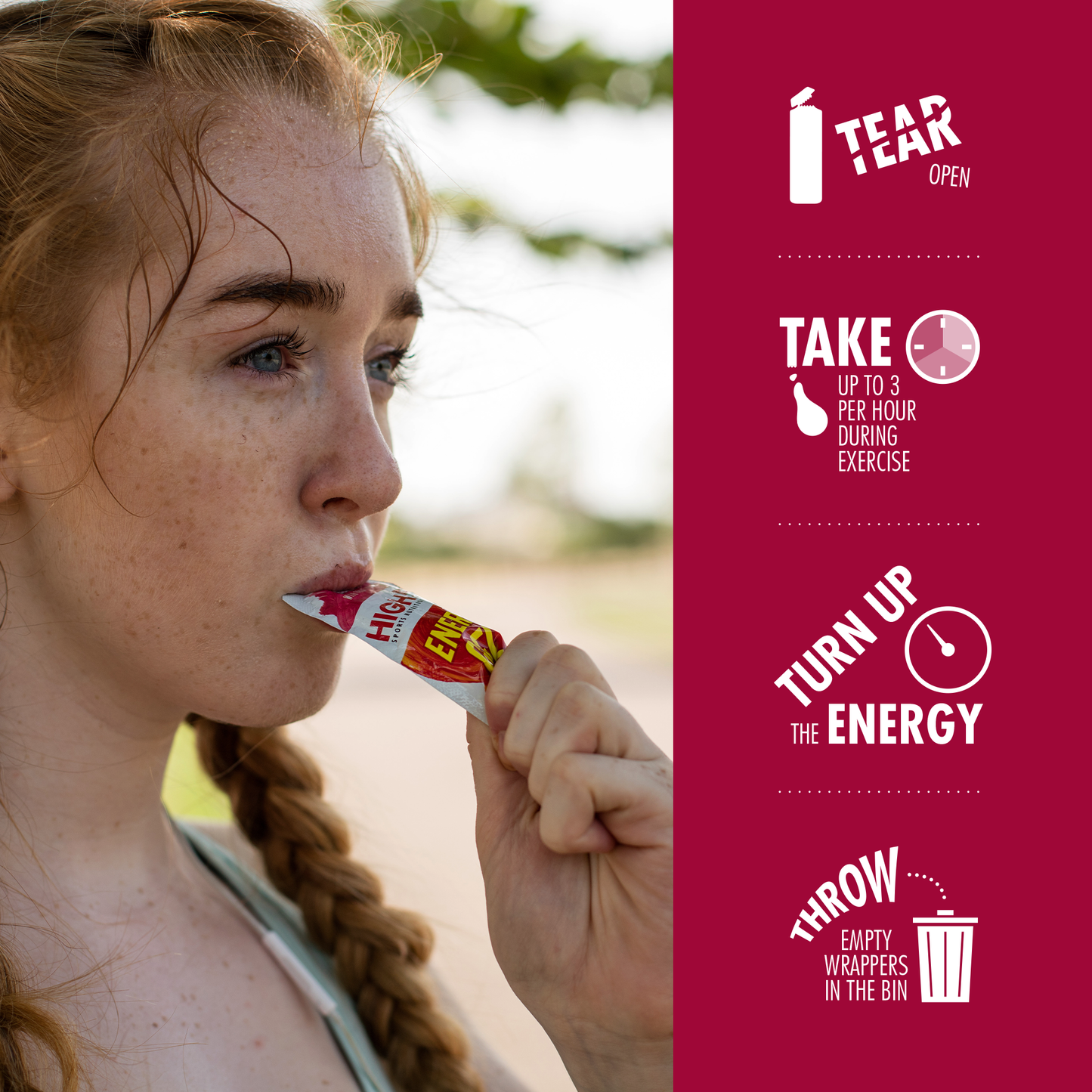 HIGH5 ENERGY ELECTROLYTE Żel energetyzujący (60g) Raspberry