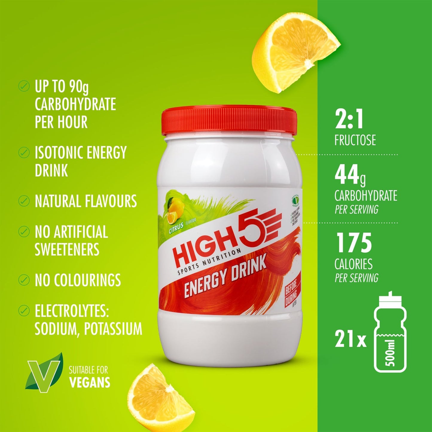 High5 ENERGY DRINK (1kg) Lemon
