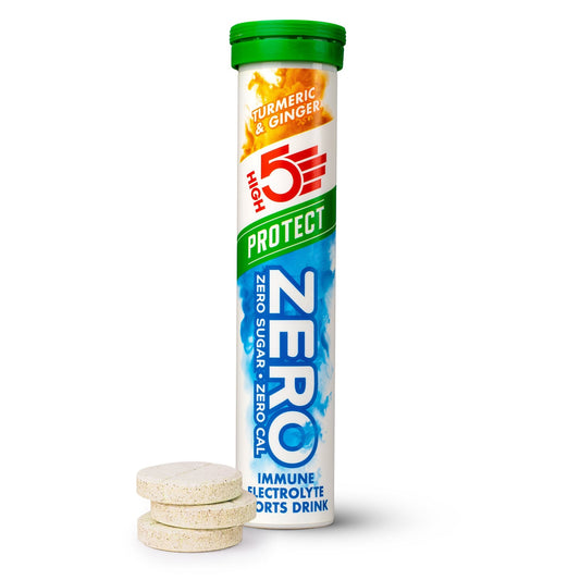Boisson Anticrampe High5 ZERO PROTECT Tuba 20 pastylek Kurkuma Imbir