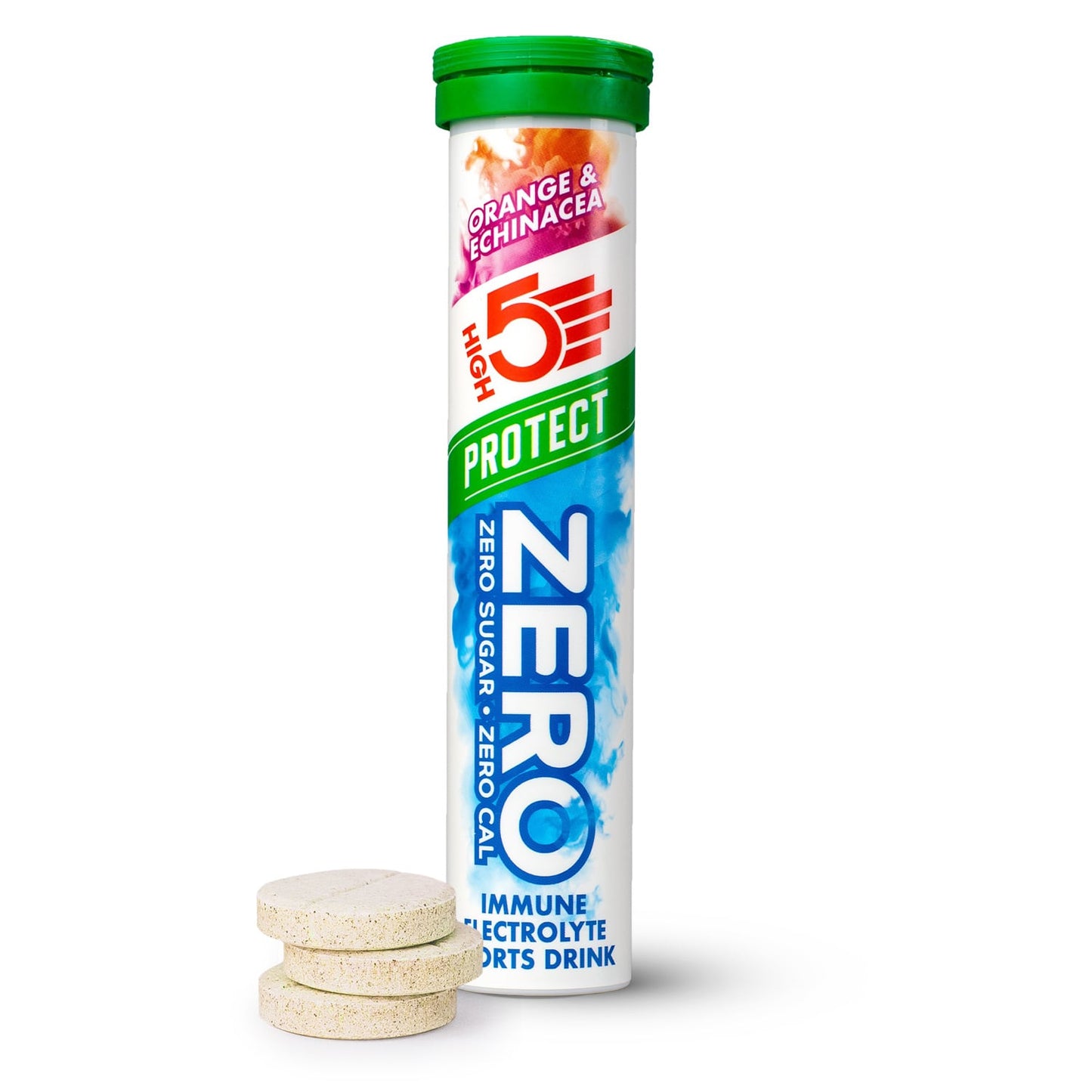 Elektrolitowe tabletki nawadniające High5 ZERO PROTECT (x20) Orange & Echinacea