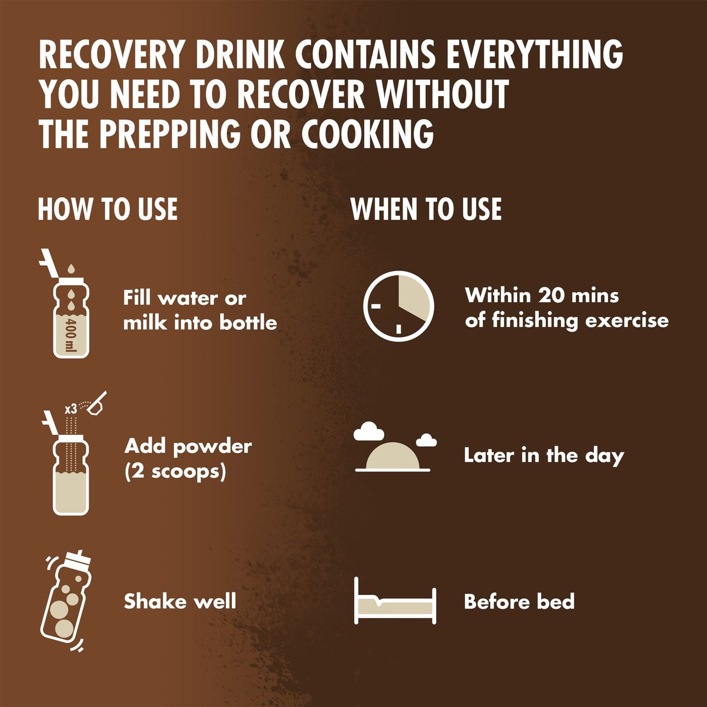 HIGH5 PLANT-BASED RECOVERY DRINK (1.6kg) Chocolate
