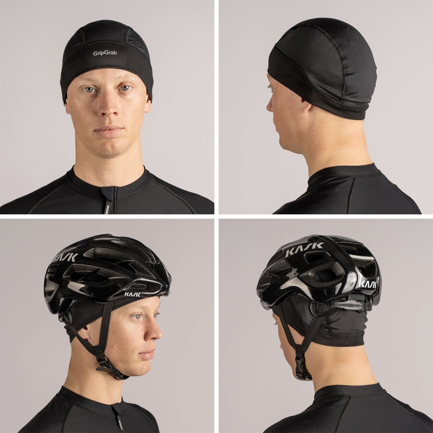 Kask GRIPGRAB UPF 50+ czarny
