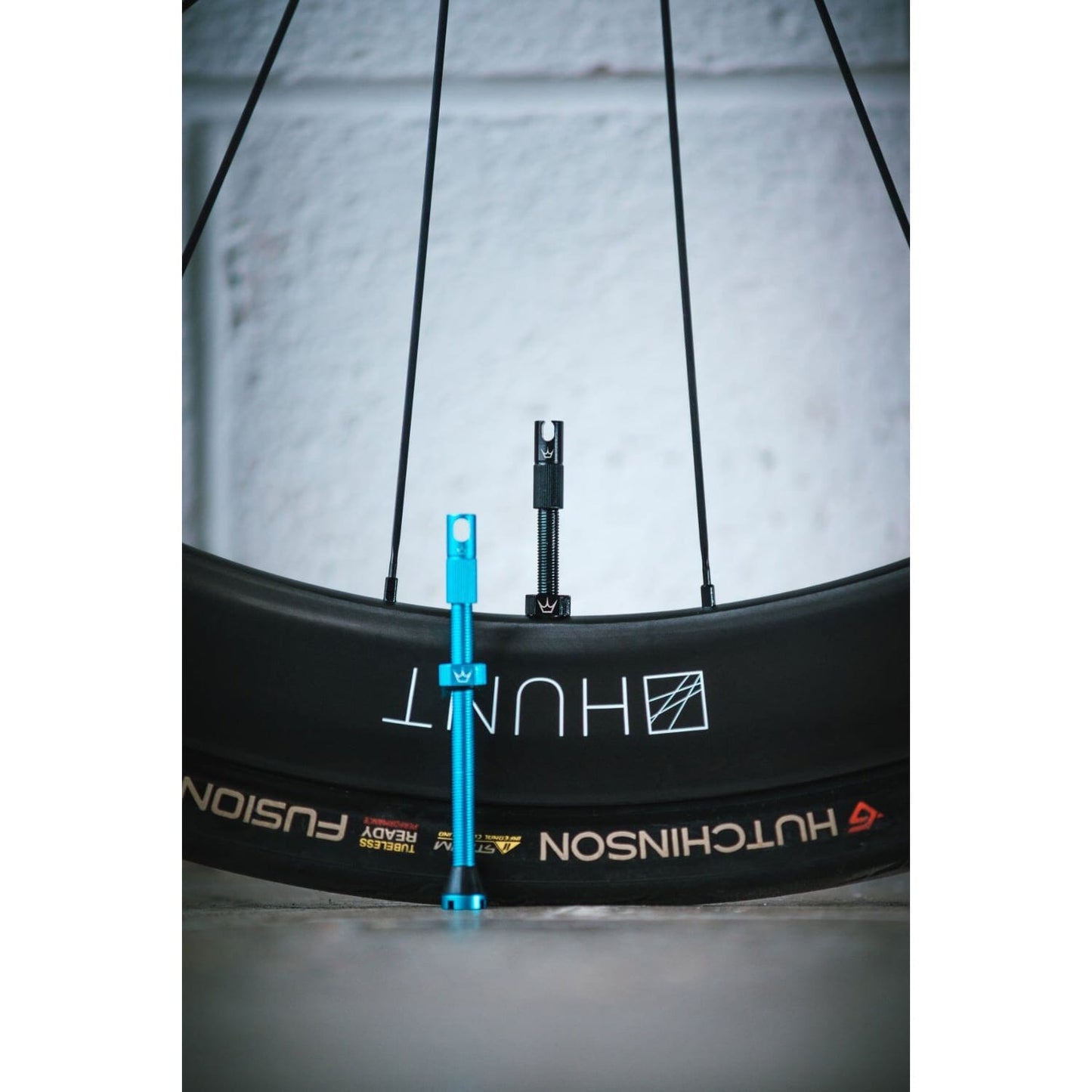 PEATY'S x Chris King MK2 Presta 80 mm Zawory bezdętkowe (x2) Czarny