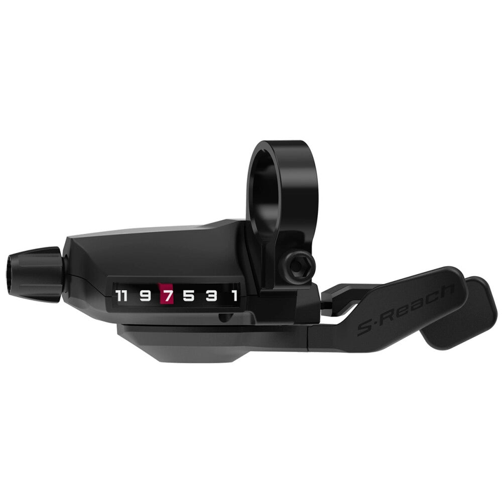 Manetka prawa SHIMANO CUES 11RZ SL-U6050 Short Reach ze wskaźnikiem