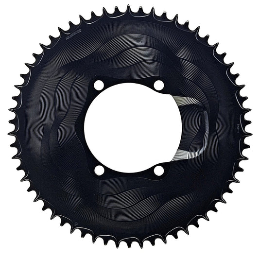 Tarcza Mono 12V ALUGEAR AERO 110 BCD do Shimano Czarna