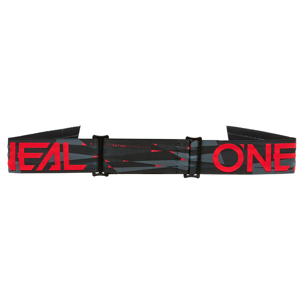 Maska O'NEAL B-33 ICTUS czarny/czerwony/szary ekran