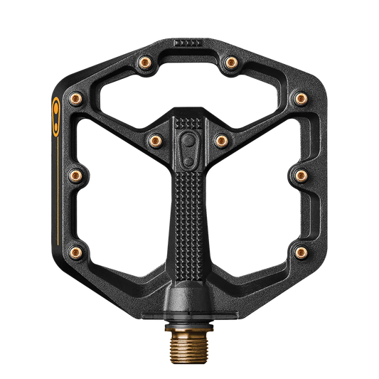 Pedały płaskie CRANKBROTHERS STAMP 11 Small Black/Gold