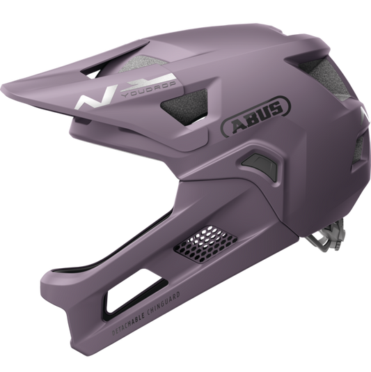 Kask MTB ABUS YOUDROP FF Junior Salt Violet