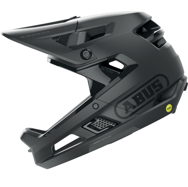 Kask MTB ABUS AIRDROP MIPS czarny matowy