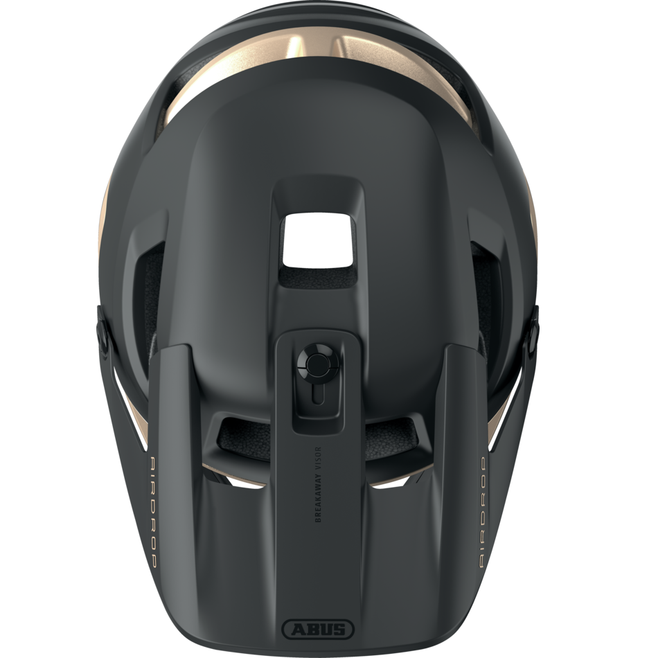 Kask MTB ABUS AIRDROP MIPS czarny/złoty