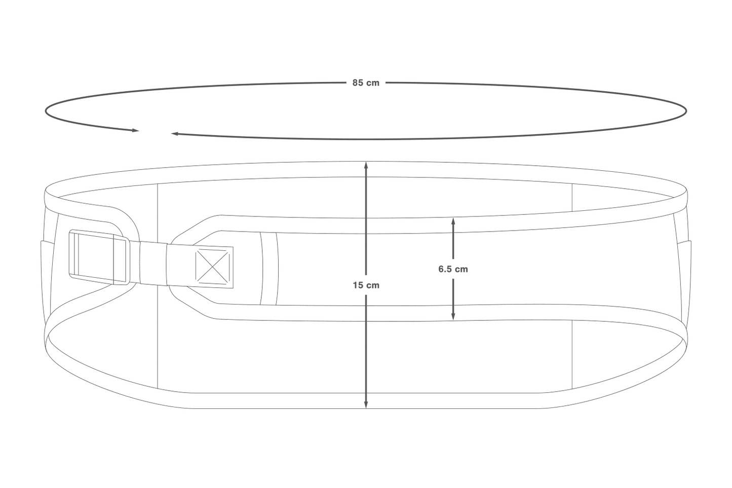Pas biodrowy APIDURA EXPEDITION czarny