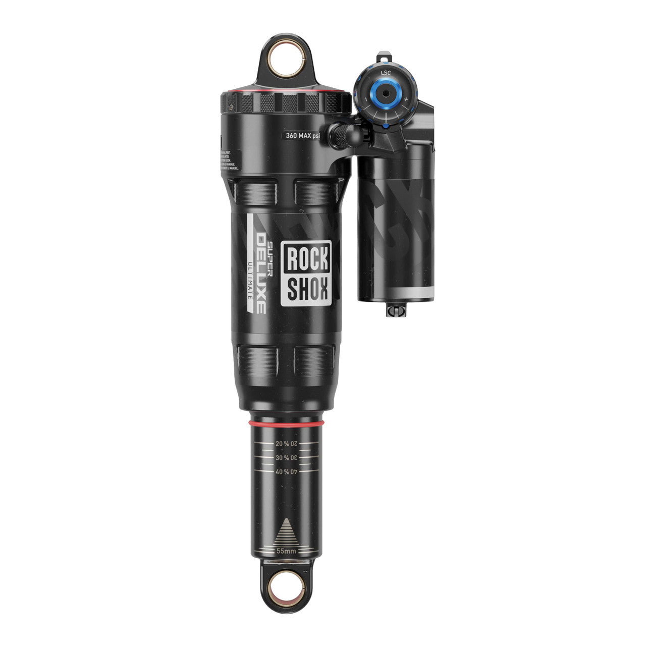 ROCKSHOX SUPER DELUXE ULTIMATE RC2T HBO DEBONAIR+ Linear XL shock absorber on bearing for Santa Cruz