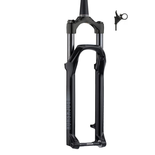 ROCKSHOX JUDY SILVER TK REMOTE 27.5 SoloAir Tapered Fork Axle 15x110 mm Boost Black