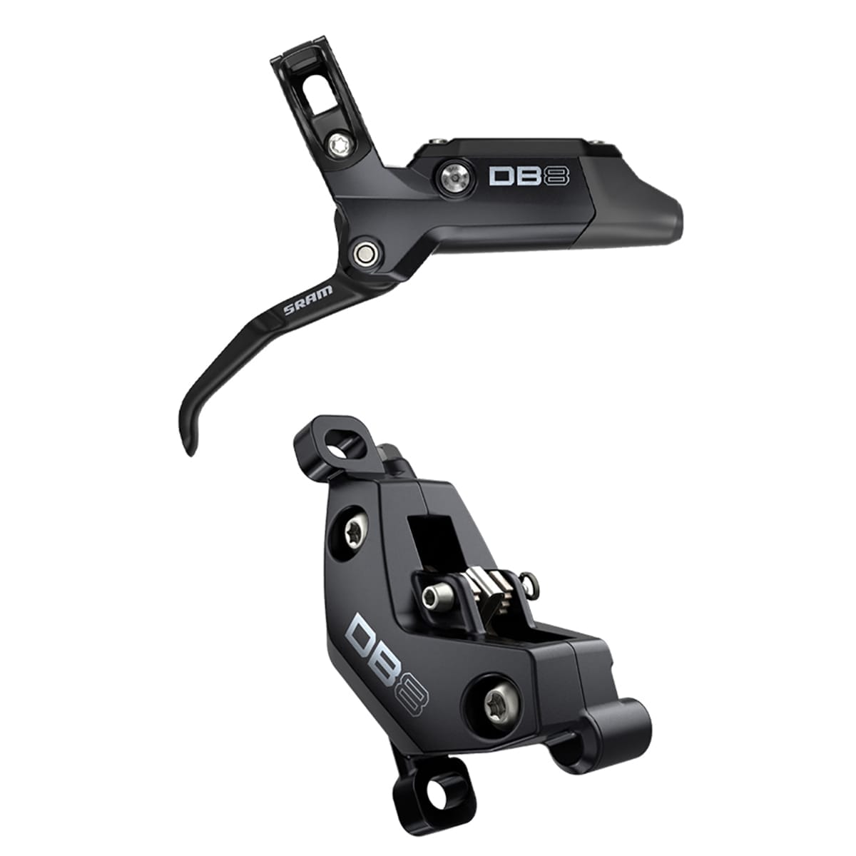 Pair of SRAM DB8 Black brakes